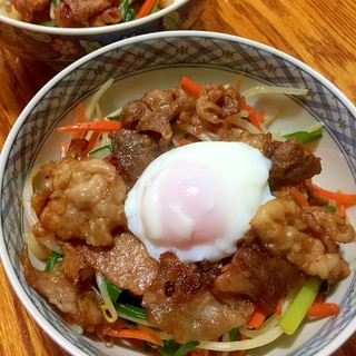 野菜たっぷり♪家にあるお肉でビビンバ♪覚書♪